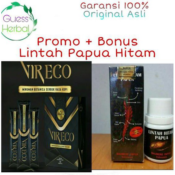 VIRECO Suplemen Pria Gingseng Merah Herbal
