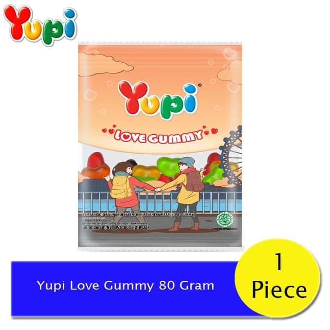 

YUPI Love Gummy Candies 80g | Yupi Love Gummy