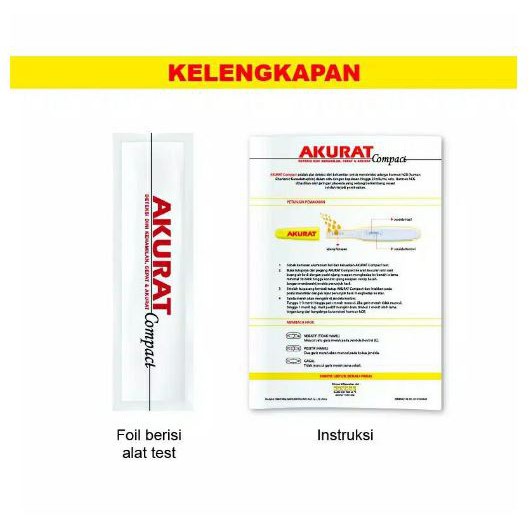 Testpack AKURAT Strip Compact Dan SENSITIF Compact  Uji Tes kehamilan l Tespek Hamil l Pregnancy Test Pack