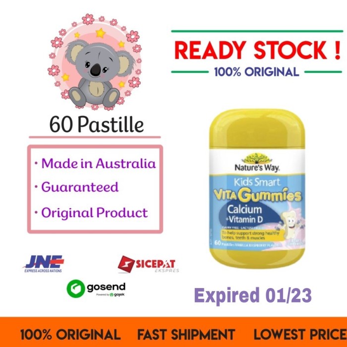 NatureS Way Vita Gummies Calcium + Vit D Vitamin Anak Vitagummies Vit Anak -