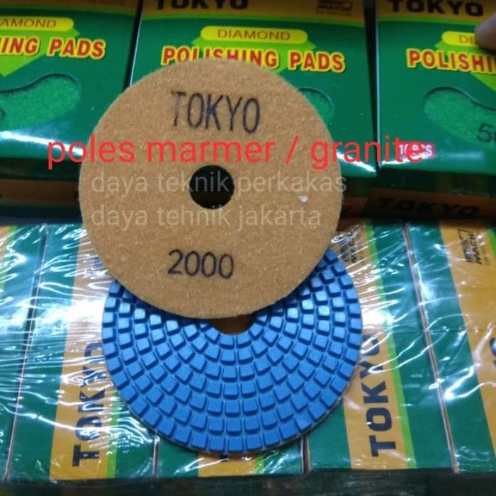 polishing pad #2000 - diamond pad poles marmer - pad poles granite
