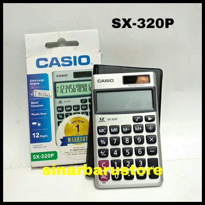 

Kalkulator/Calculator Saku "Casio" Sx-320P 12 Digits Original Murah