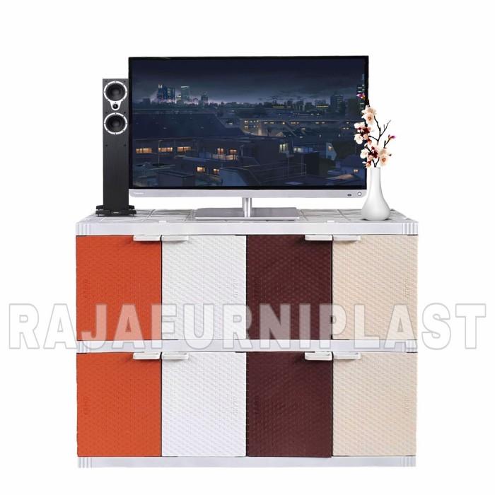 Meja Meja Tv Lemari Tv Lemari Plastik Akako Fancy 2 Susun