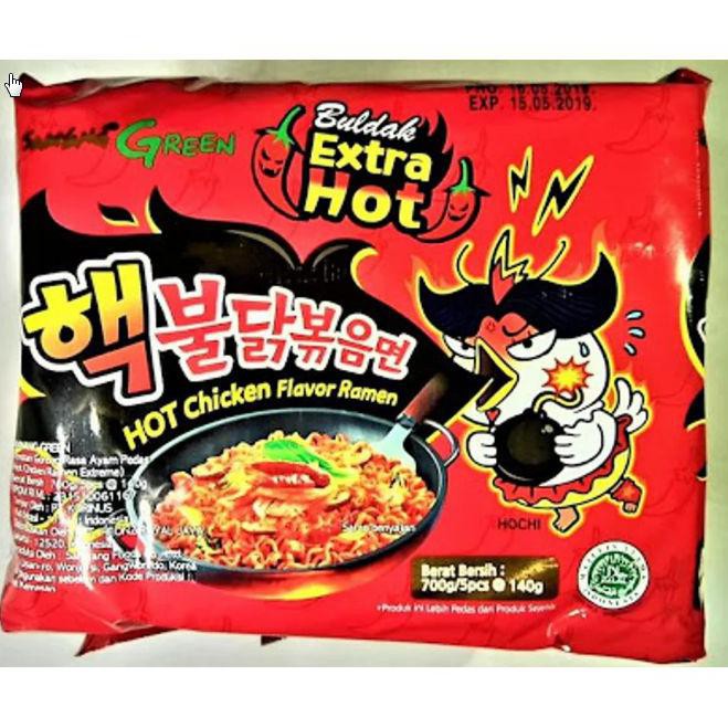 

Terlaris# Samyang Buldak Extra Hot Halal Logo Mui