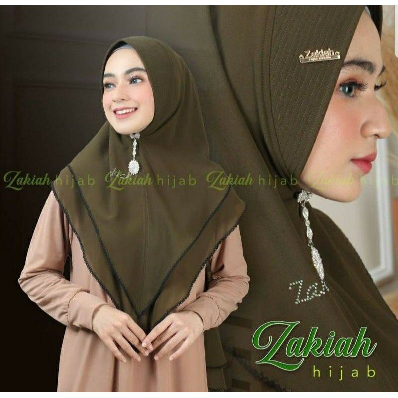 Jilbab Bergo Instan Simpel Elsa Picot Ori Zakiah