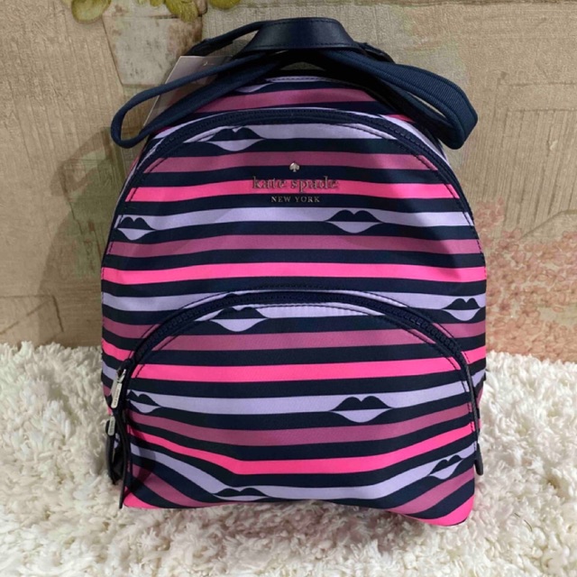 TAS KATE SPADE BACKPACK ORIGINAL STRIPE COLOUR