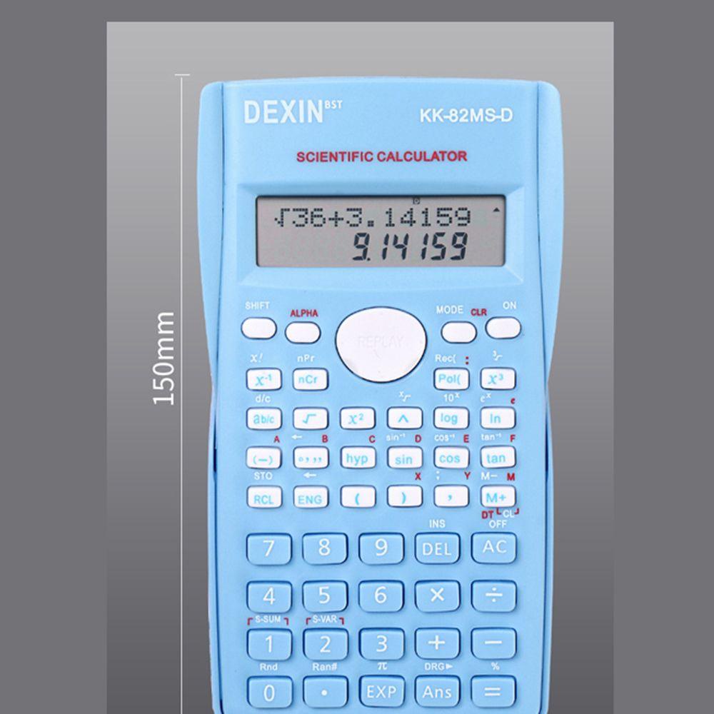 Quinton Engineering Scientific Calculator Portable Sekolah 240fungsi Kantor Sekolah Elektronik Belajar Accessoires Function Calculator