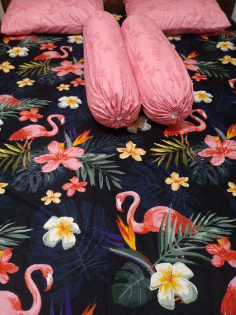 Sprei California King 180x200x20cm Pink Flaminggo,mahesa,capilano,hanna,berilo