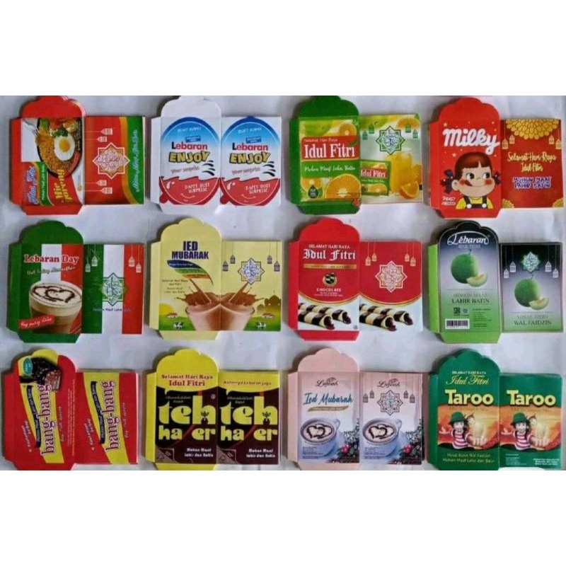 

Amplop Lebaran, Art paper Glossy size 7 x 13