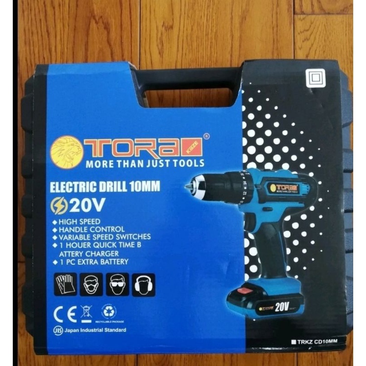 bor cordless TORA 20v / bor beton bor cas bor baterai 20volt tora