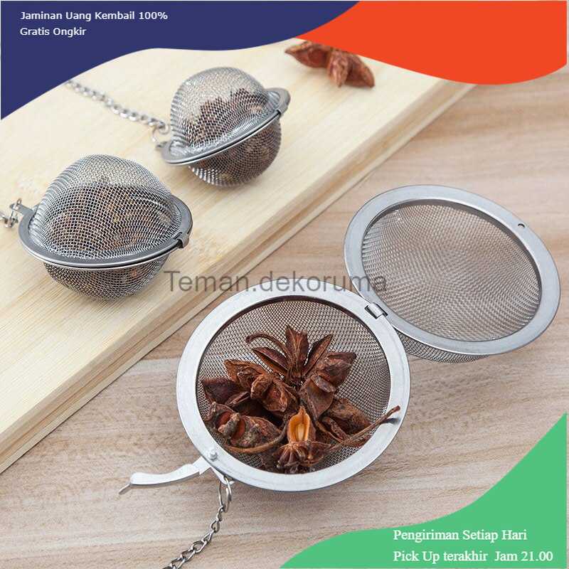 TD-AD1 JETTING Filter Saringan Teh Reusable Tea Infuser Strainer - K520