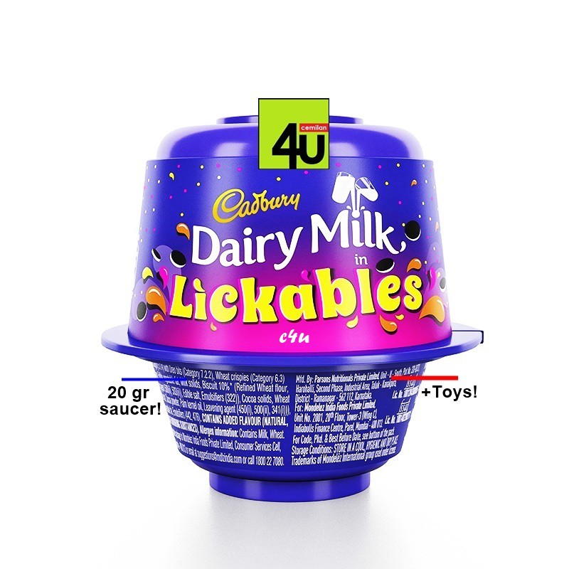 

Cadbury - Dairy Milk in Lickables - FREE TOY - 20 gr