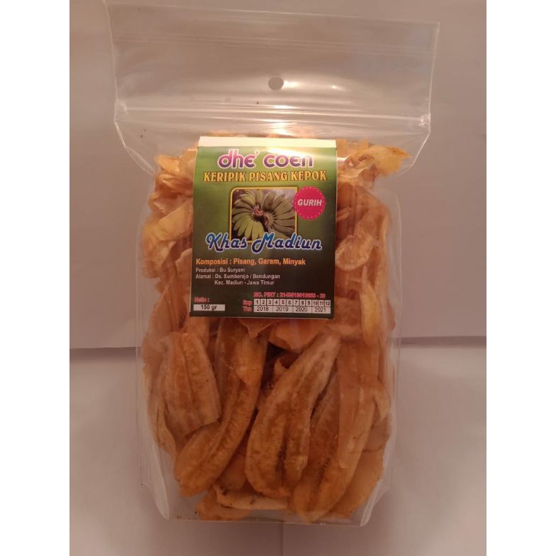 

Keripik Pisang Dhe'Coen