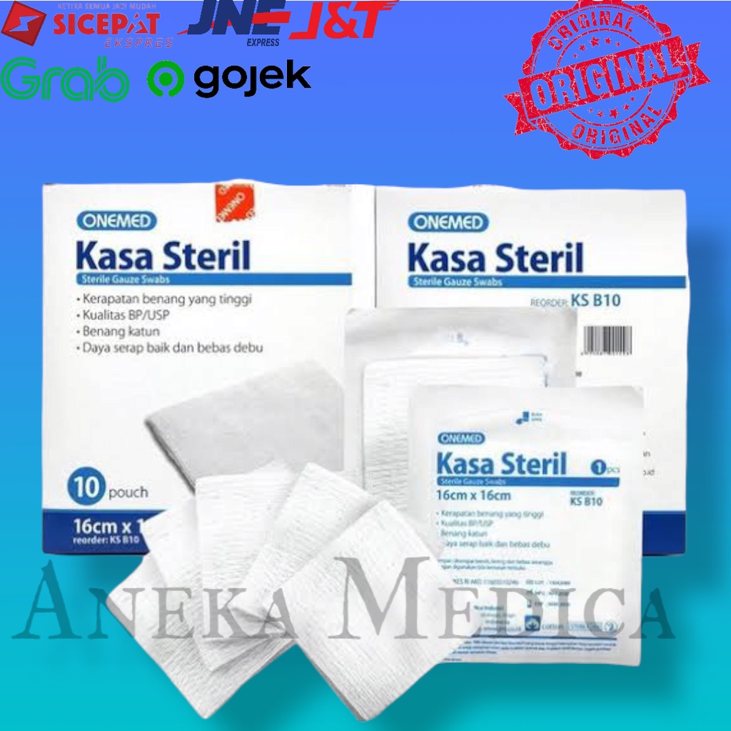 kasa steril onemed16cm x 16cm 10pcs