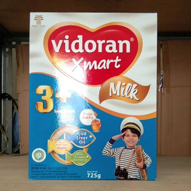 Vidoran Xmart 3+ Madu 725gr