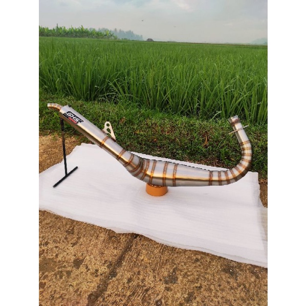 Knalpot GHS RX KING Kolong Kobra Stainless SE [ Spesial Edition ] Super Garing Istimewa