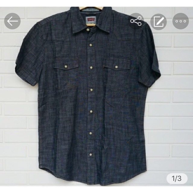 Borongan Jeans Wrangler + KemejaLevis