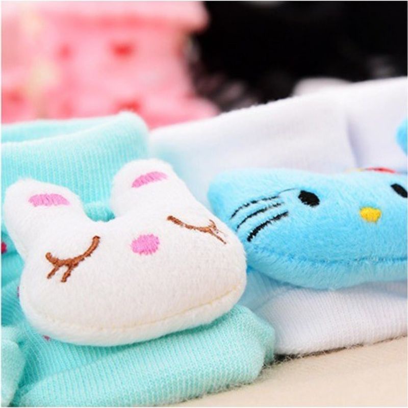 kaos kaki anak bayi anti selip/kaos kaki bayi import 3D boneka timbul