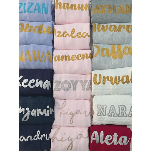 Tambah Custom Nama Selimut Bayi Topi On The Go Blanket Untuk Perlengkapan Bayi Baru Lahir Kukopilokids si