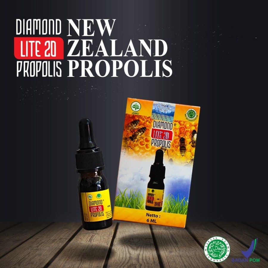 Propolis Diamond Lite 20 Original New Zaeland 6ml