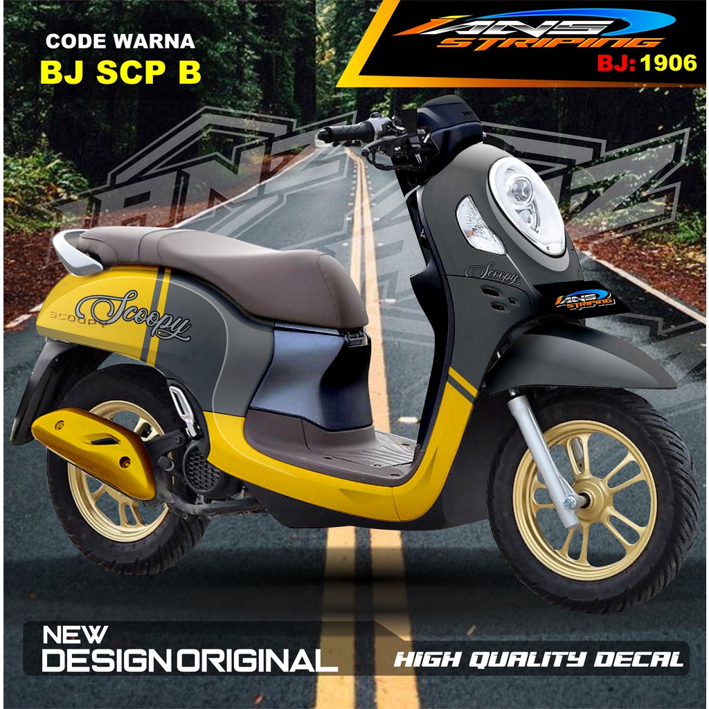 DECAL STIKER FULL BODY SCOOPY / STICKER ALL NEW SCOOPY / STIKER FULL BODY SCOOPY TERMURAH / STIKER MOTOR SCOOPY / STIKER MOTOR