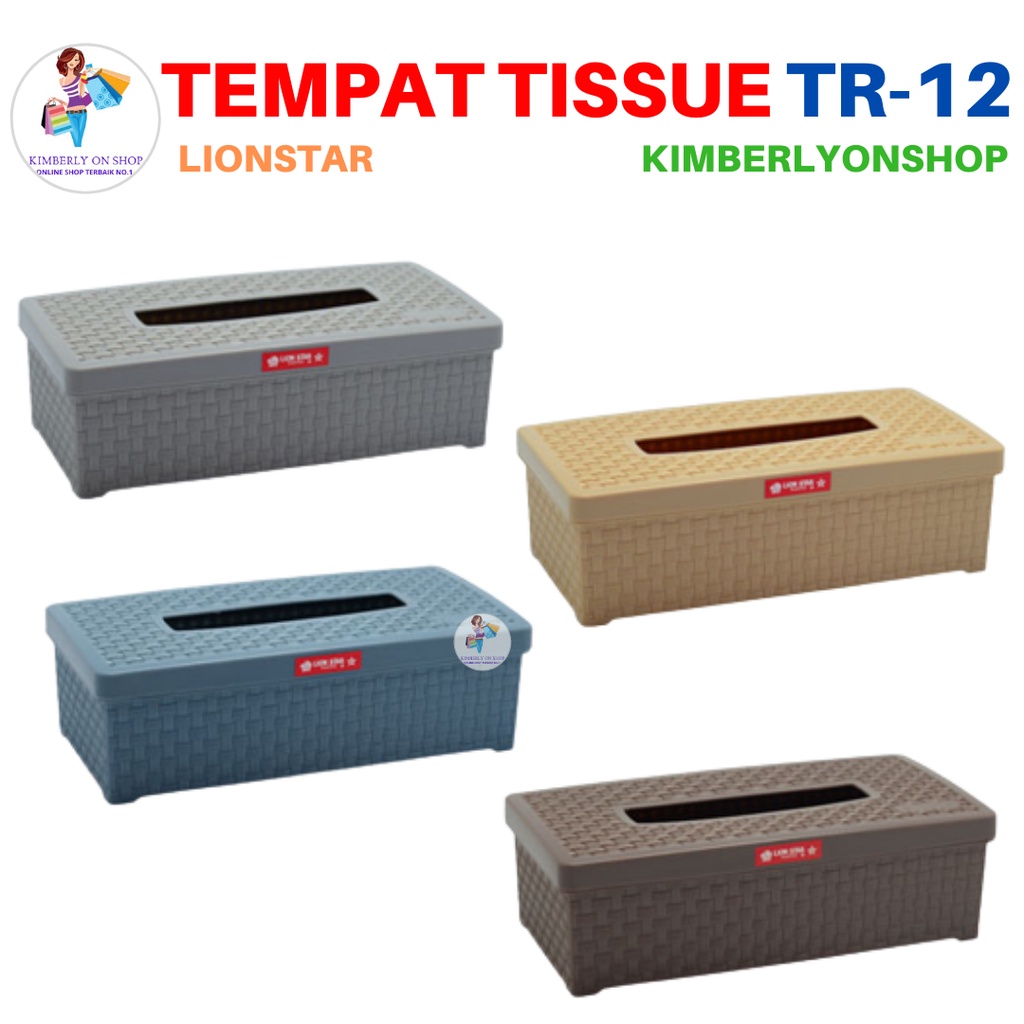 Tempat Tissue Rato S Kotak Tisu Plastik TR 12 Lion Star