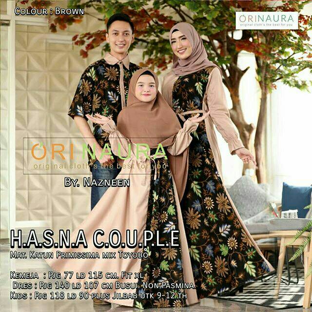 30+ Trend Terbaru Baju Gamis Batik Couple Ibu Dan Anak