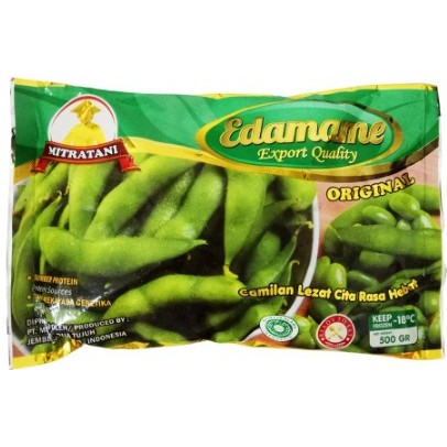 

Edamame Mitratani Original, Deluxe Original & Salted 500 gram