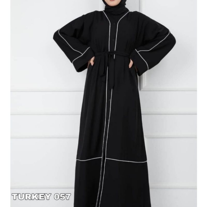 Abaya Saudi Abaya Turkey 057 / Gamis Hitam / Dress Hitam / Gamis Arab / Abaya Arab