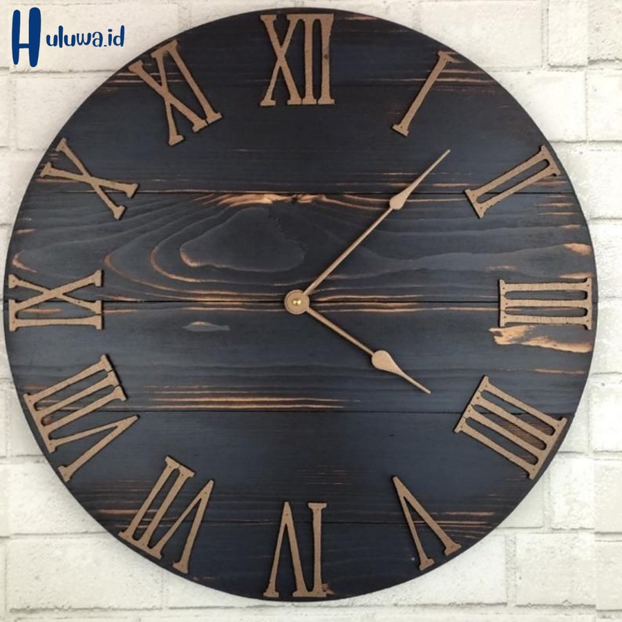 Jam Dinding Vintage / Jam Dinding Rustic/ Jam Dinding Industrial Clock