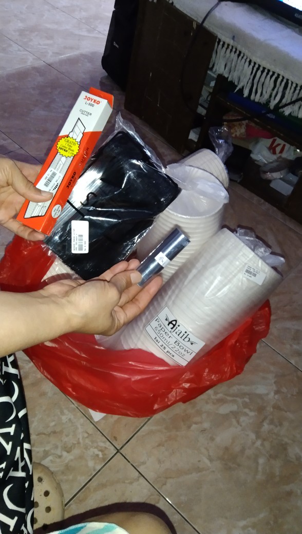 Plastik Mika Kue/cake/puding 8 Cm