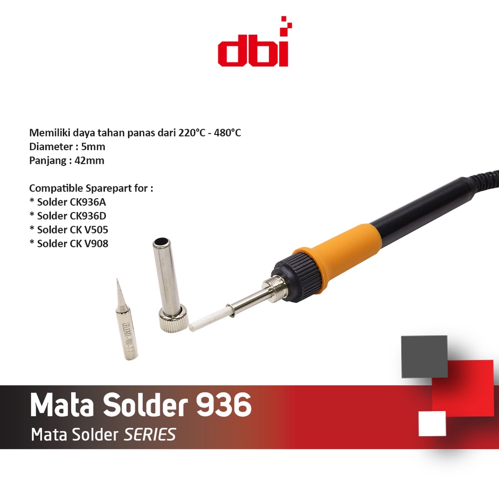 Paket Hemat Mata Solder - Solder TIP 936 Lancip CELLKIT