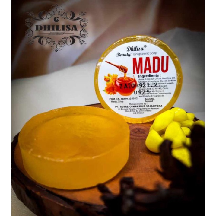 Dhilisa beauty transparent soap madu_sabun madu RUMAH CANTIK