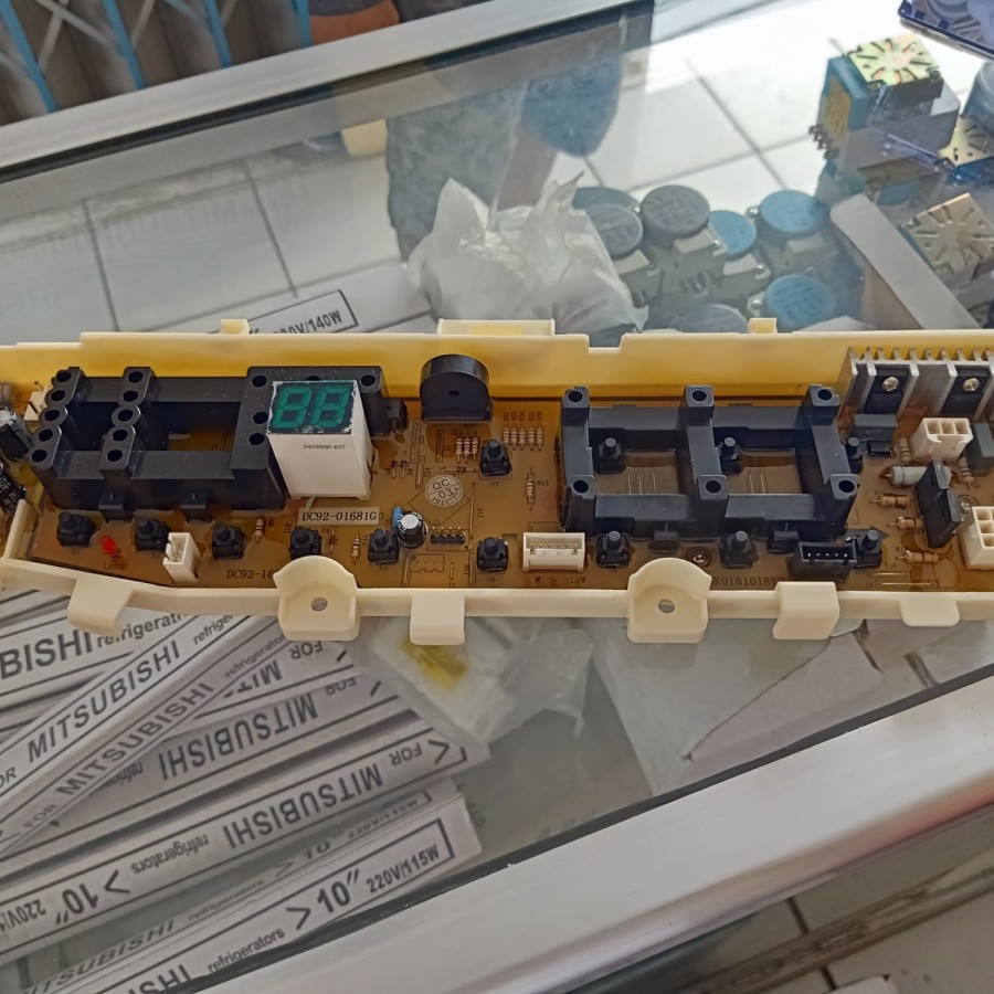 control board modul PCB mesin cuci Samsung 13 tombol dc92-01681g-DC92-01449K