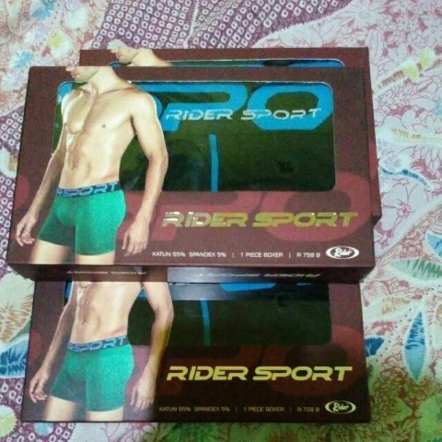 Celana Boxer Pria RIDER SPORT R 758B BOXER ISI 1