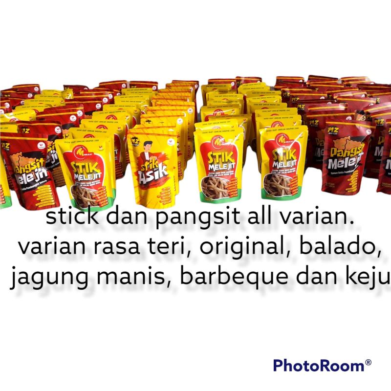 

stik melejit ,rasa teri dan bawang, jeruk, original, barbieque, jagung manis, balado 100g