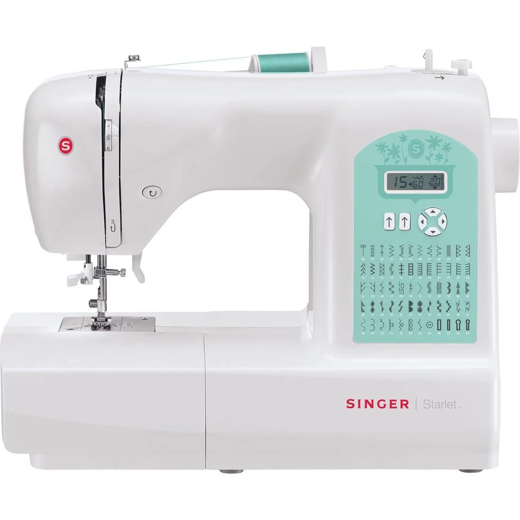 MESIN JAHIT PEMULA SINGER 6660 STARLET DIGITAL PORTABLE