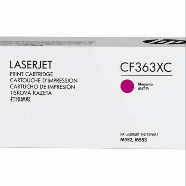 Toner laserjet hp 508x ( cf 363xc)magenta original