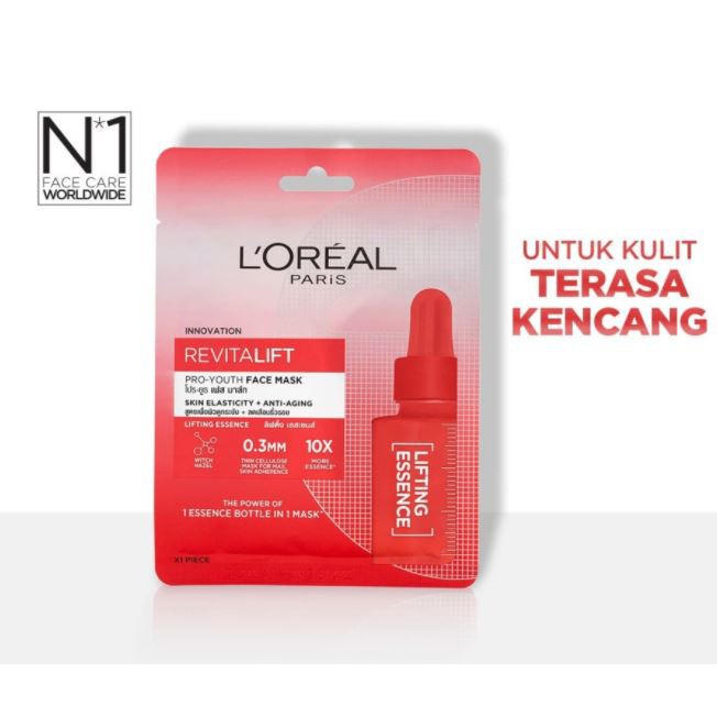 ☘️Yuri Kosmetik☘️ Loreal Masker Revitalift Youthful Mask