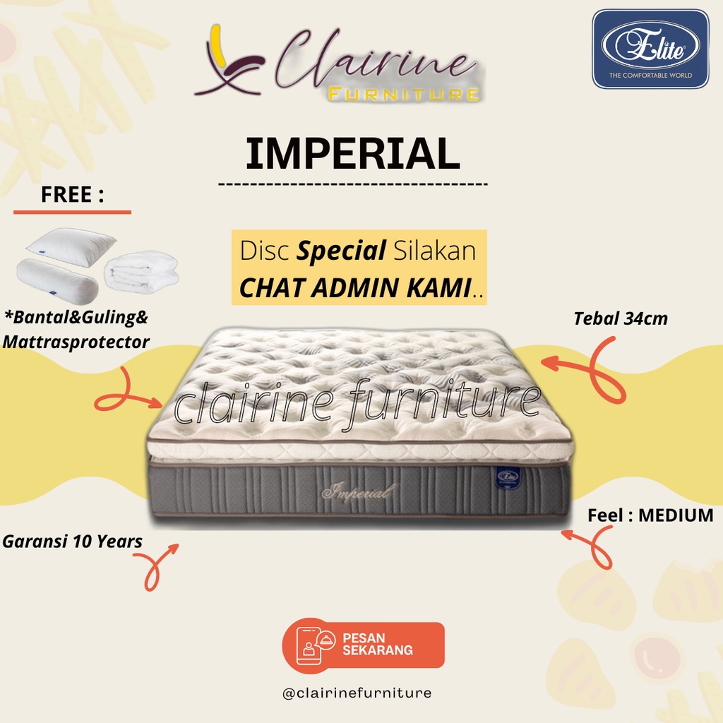 Elite Springbed - Imperial Hanya Kasur - 180x200