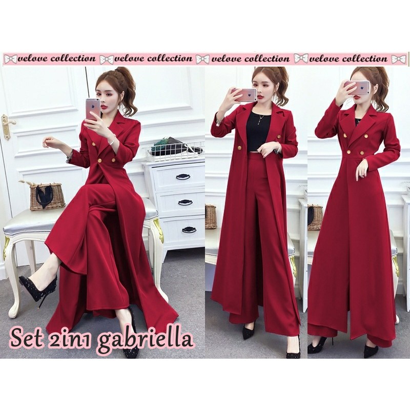 VV-STELAN BLAZER DAN CELANA WANITA-STELAN WANITA KOREA-STELAN WANITA MODEL TERBARU