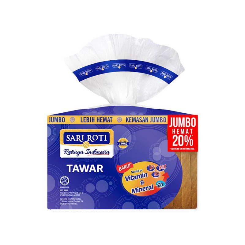

sari roti tawar jumbo spesial