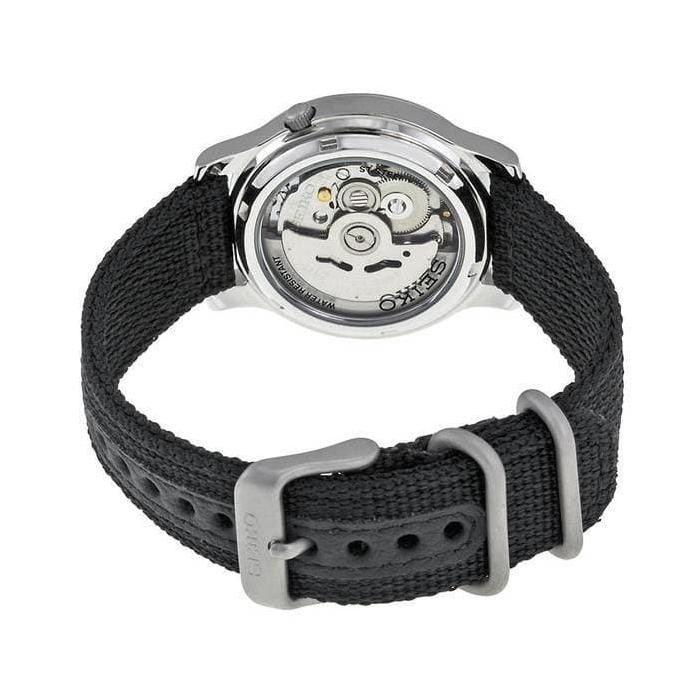 Cuci Gudang Seiko 5 Snk809K2 Black Silver
