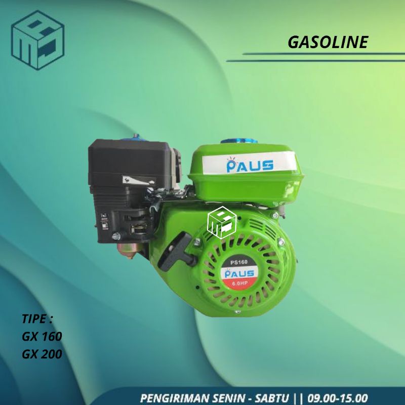 Engine Gasoline 6.0HP Mesin Penggerak Paus GX160 GX200