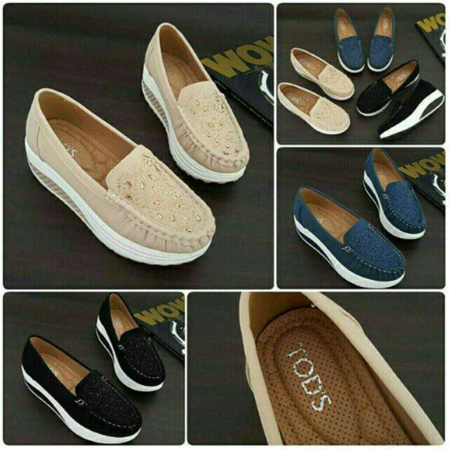 Sepatu Wanita Slip On TODS 523 Semi Premium