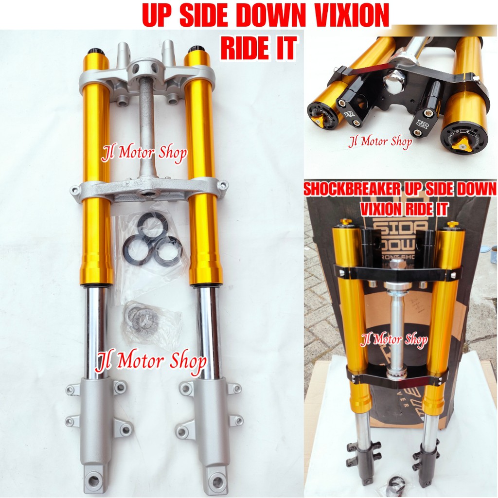 Shock Up Side Upside Down Ride It Pnp Vixion Bisa Rubah CB 150 Gl Megapro Verza Tiger CBR Rebound