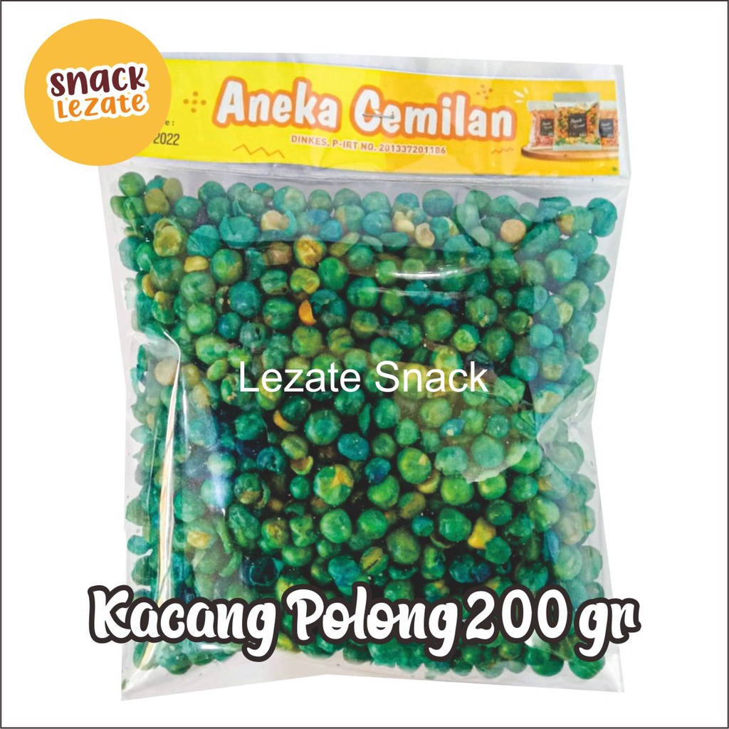 

Kacang Polong Hijau 200gr Gurih Asin / Kacang Kiloan / Kacang Polong Dua Kelinci / Kacang Bali Murah