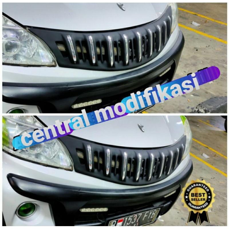 grill Apollo Avanza 2012 2013 2014 list chrome