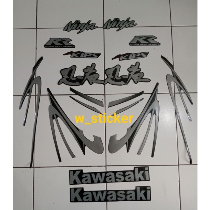 Striping Stiker Lis Body Ninja RR Old 2011 Hitam