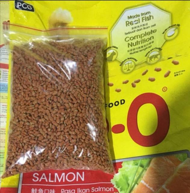 Makanan kucing kering meo salmon 1kg me-o salmon 1kg meo repack meosalmon repack catfood meo